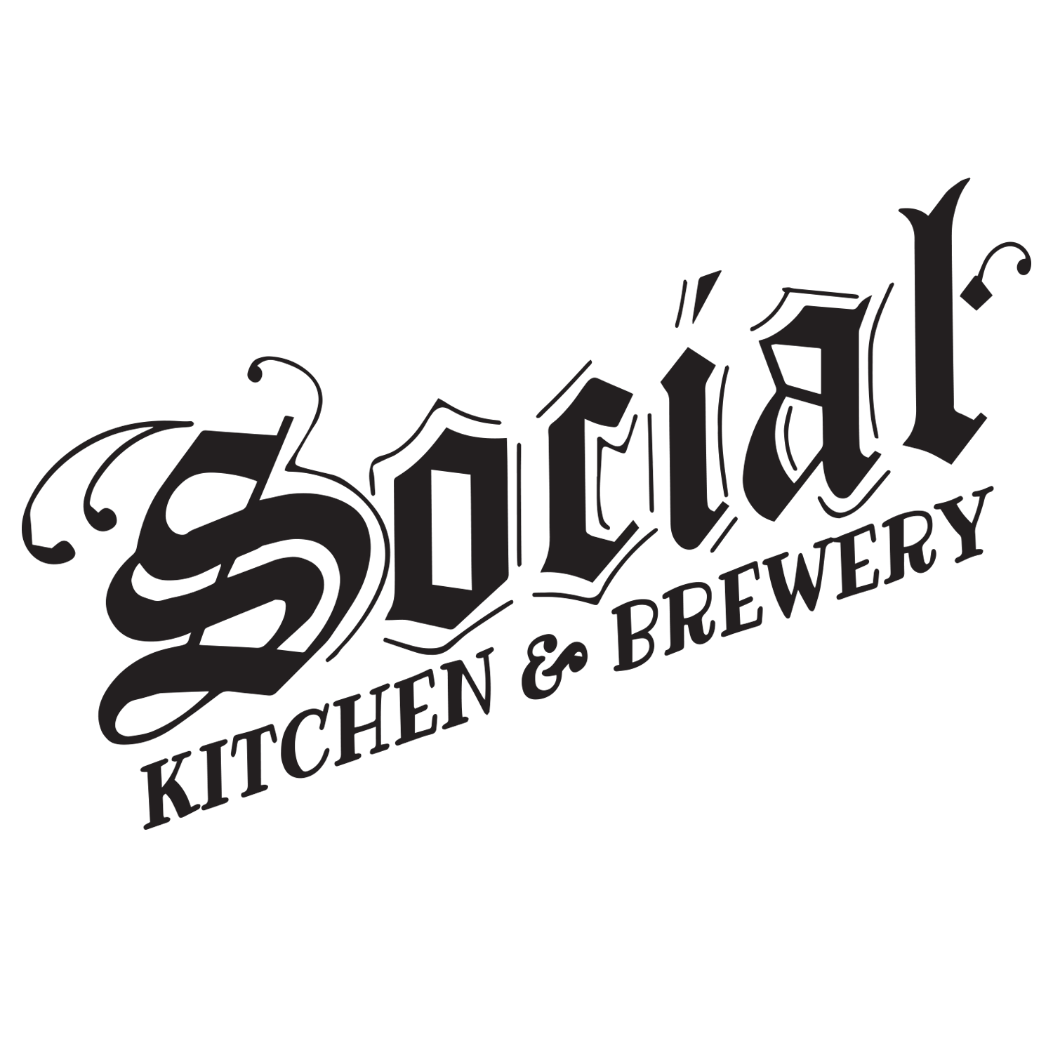 Concept Logo For Social Kitchen and Brewery in SF
