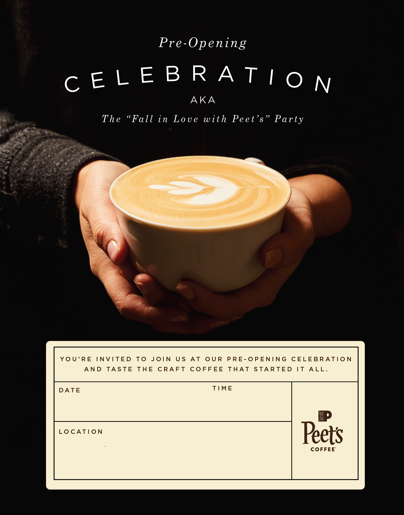 New Store Opening Event Flyer