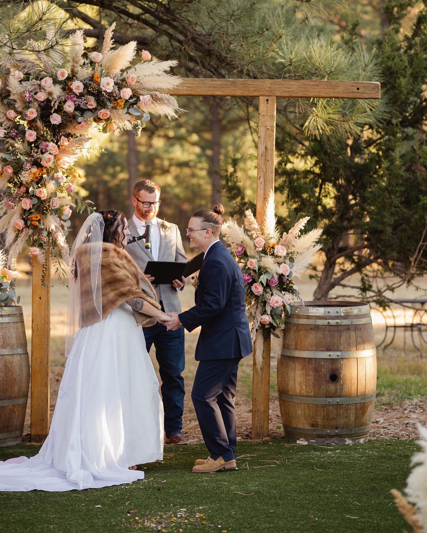 We got to witness this love story unfold at Noisy Water Winery in Ruidoso NM, surrounded their family and friends, this couple radiated pure happiness. 

#newmexicoweddings #weddings #lovestory