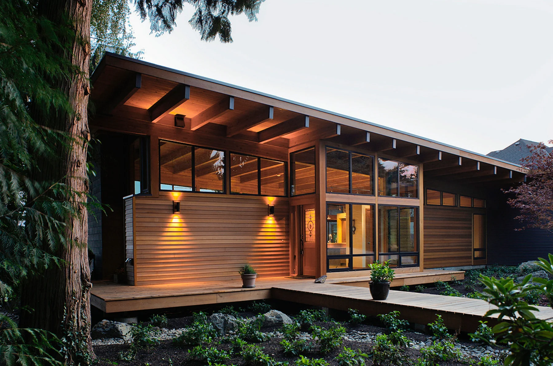 Homes in the Pacific Northwest