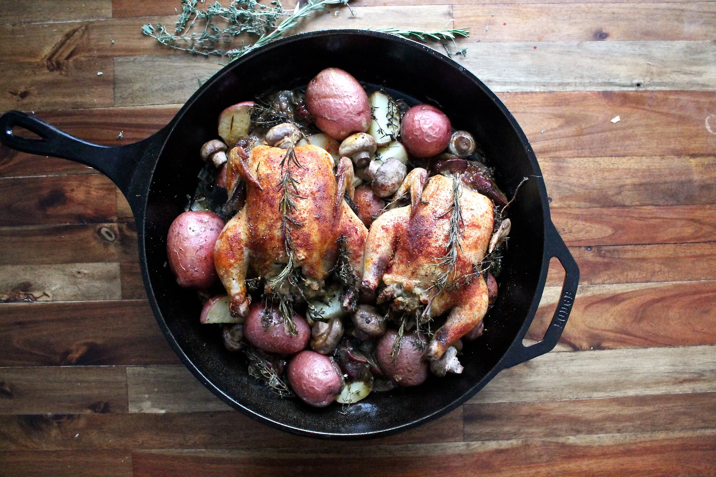Herb Roasted Cornish Hens - Recipe
