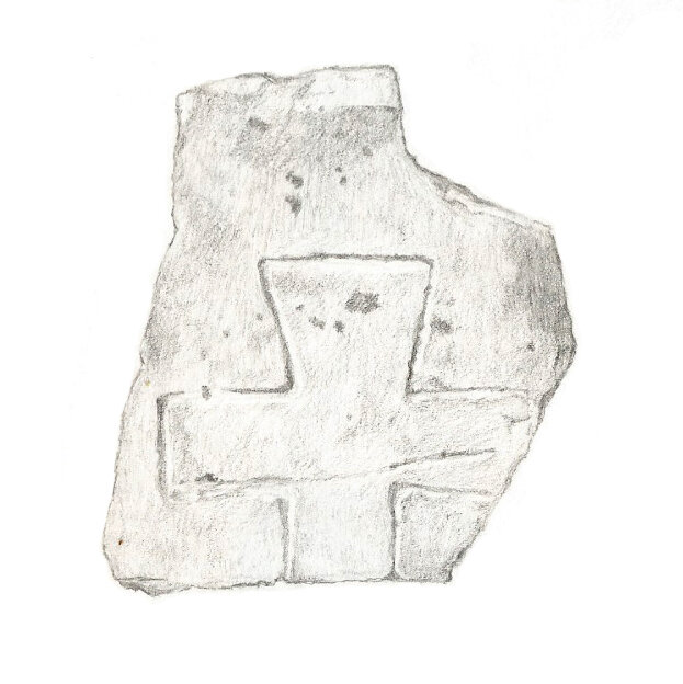 stone grave marker, ireland, 1000 ad