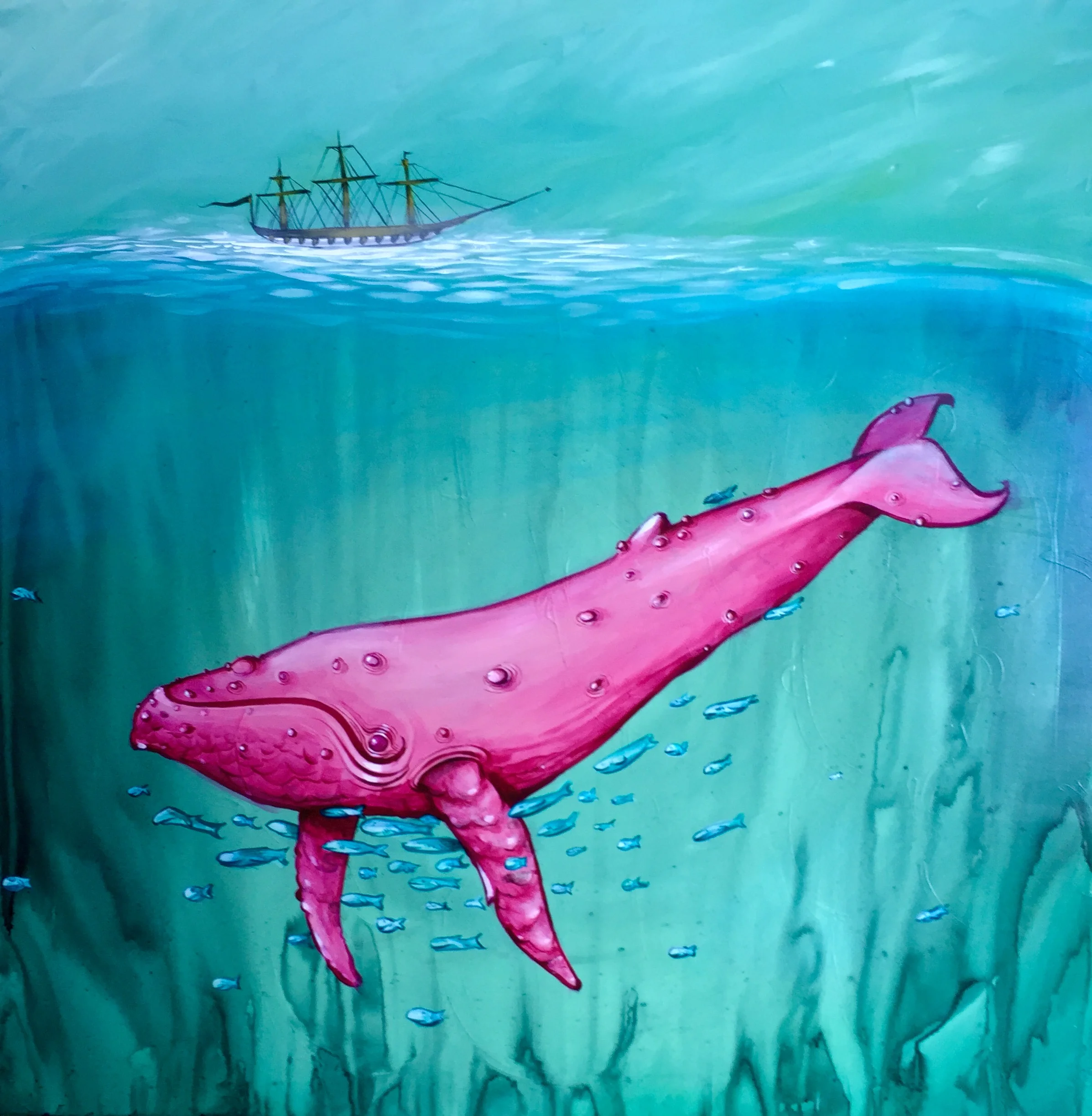 Walter The Whale - 36"X36" - NA