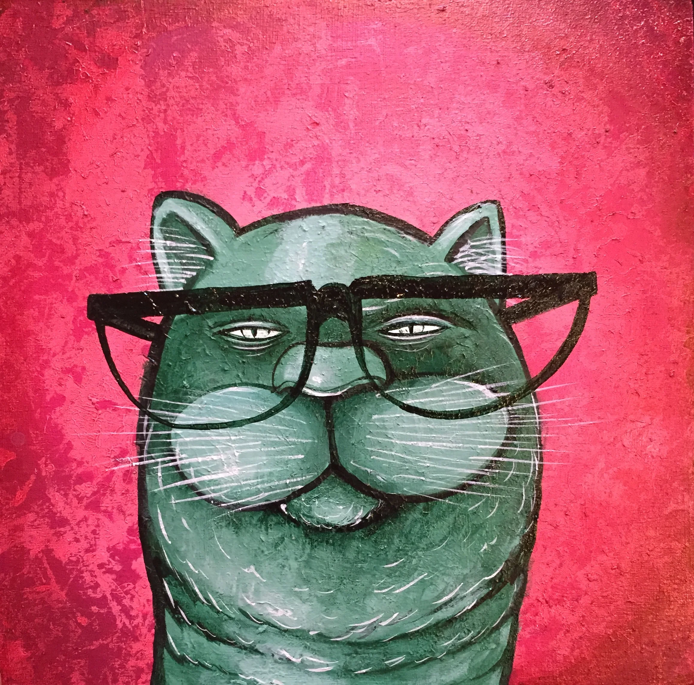 Mr. Glasses - 6"X6" - A