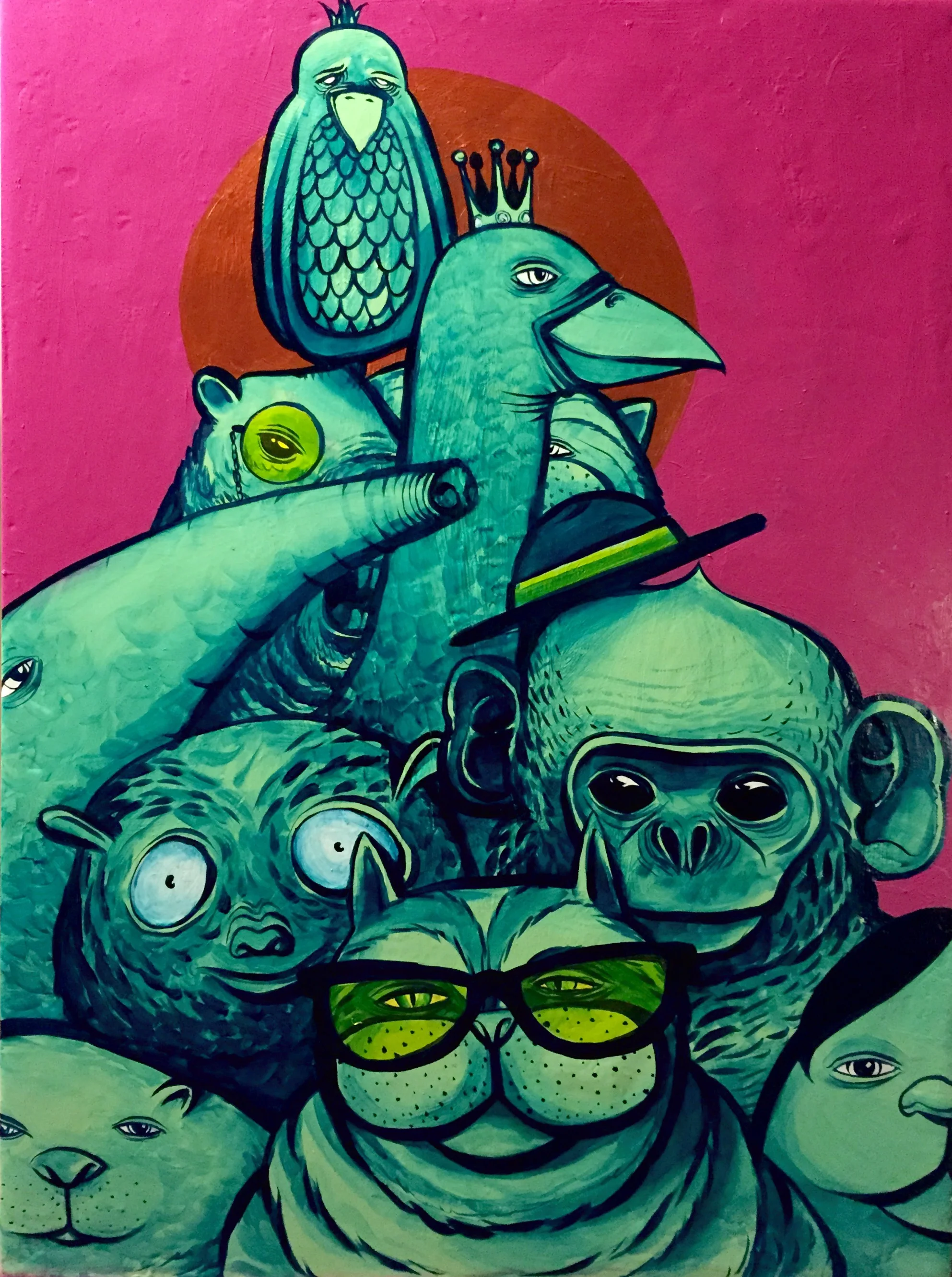 Just Us - 24"X30" - A
