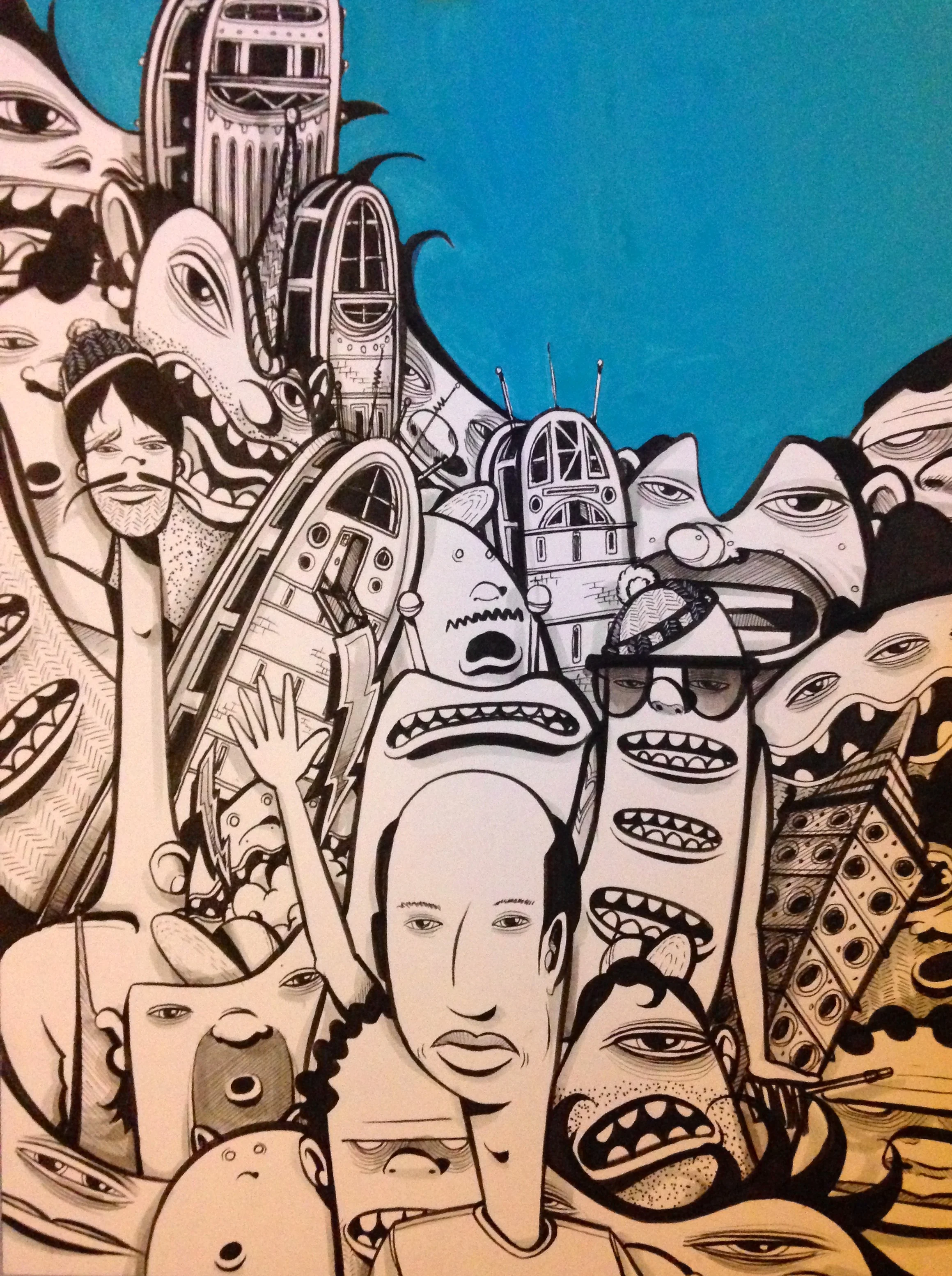 In The City - 11"x14" - NA