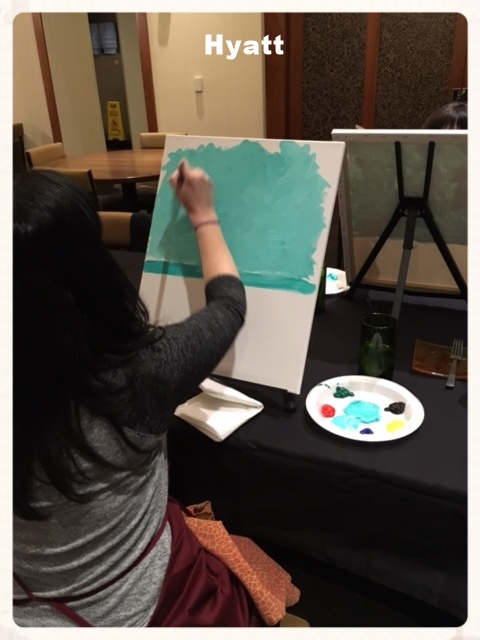 Hyatt Paint night in Wichita, KS