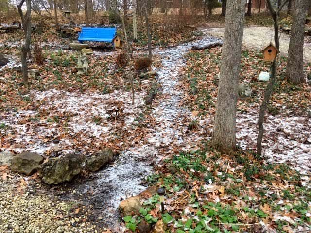 One of the older garden paths, this one in a center island. (Photo by Charlotte Ekker Wiggins)