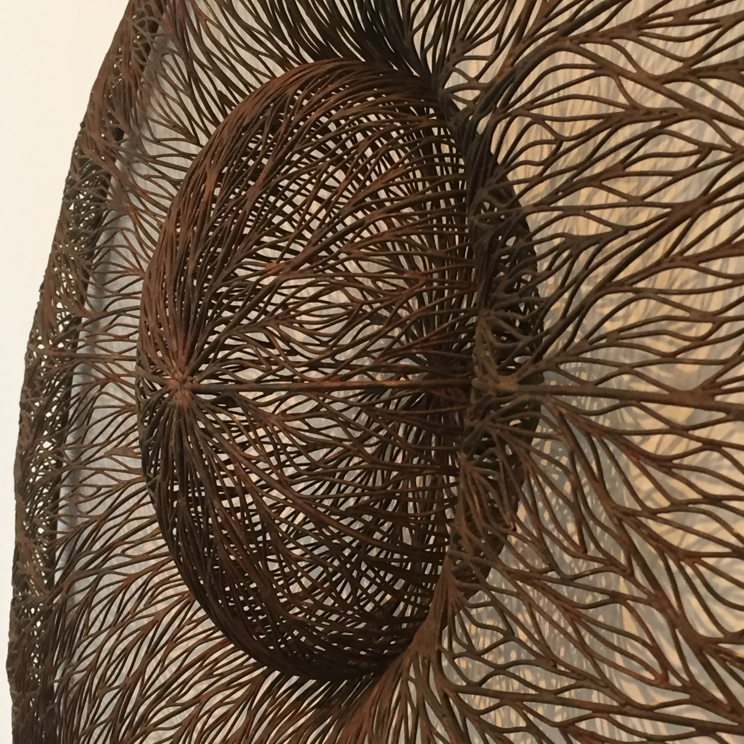 Detail of a sculpture by Bronwyn Oliver from recent exhibition The Sculpture of Bronwyn Oliver  at Tarrawarra Museum of Art. Photo by Juliet 