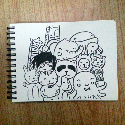 Group selfie for Day 100!