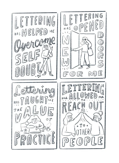 Process: Lettering Love for Uppercase Magazine — Ella Lama