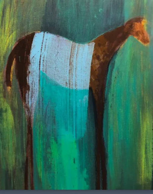 WALTER SALAS-HUMARA BLUE RAIN limited editon print A2 .jpg