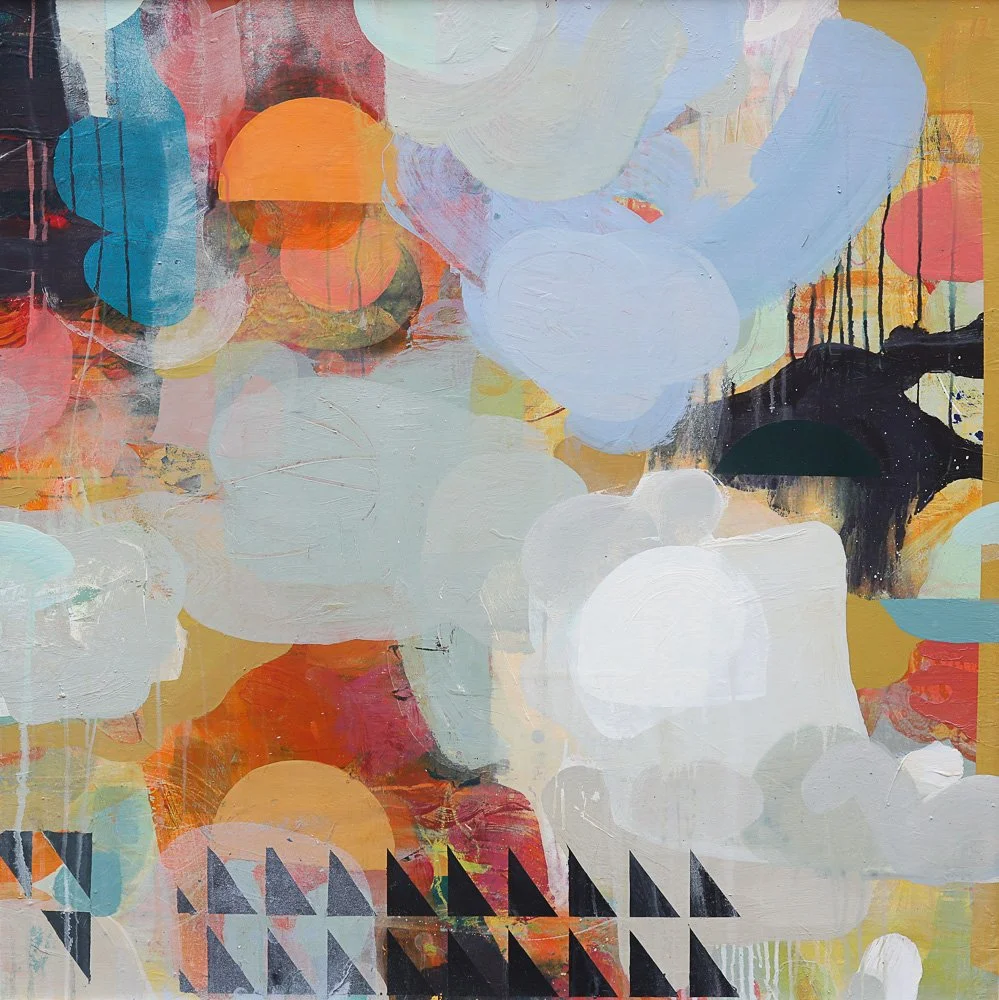 LISA HENSHALL IT’S OK I DON’T KNOW EITHER acrylic and oil on board 100 x 100 x 4 cm white wood tray frame.jpg