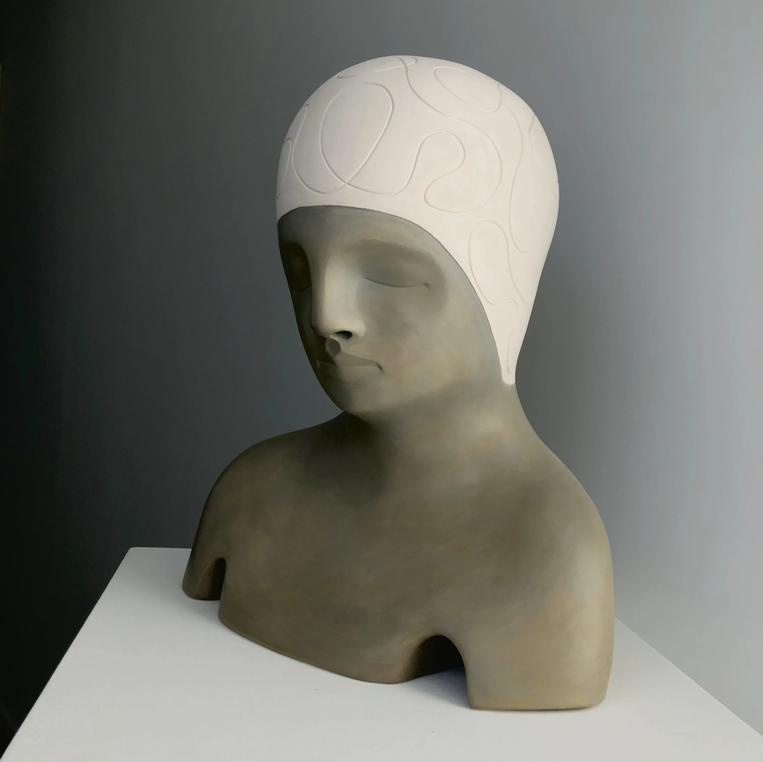 JessicaBradley Wandering Light 42X34X24cm unglazed Earthenware acrylic left low res.jpg