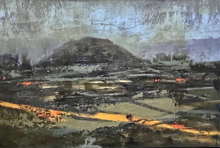 SILBURY HILL MICHAEL BURLES oil on board 33x46x6 framed cropped.jpg