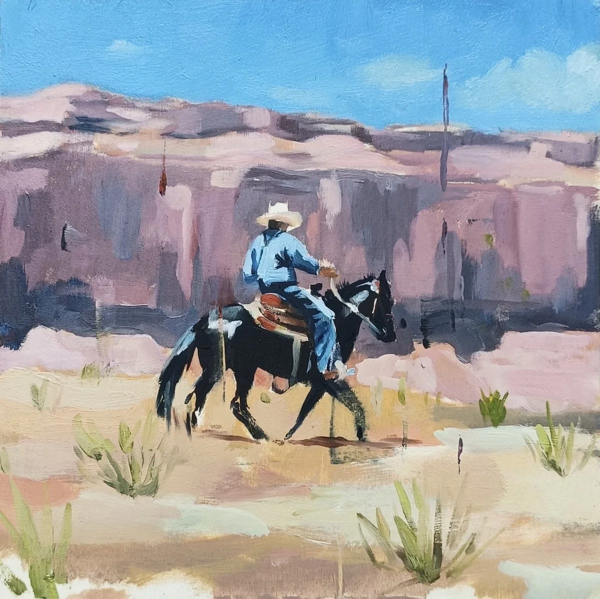 PETE HAWKINS - PURPLE CANYON - Oil on board - 25 x 20 cm - £350?.jpg
