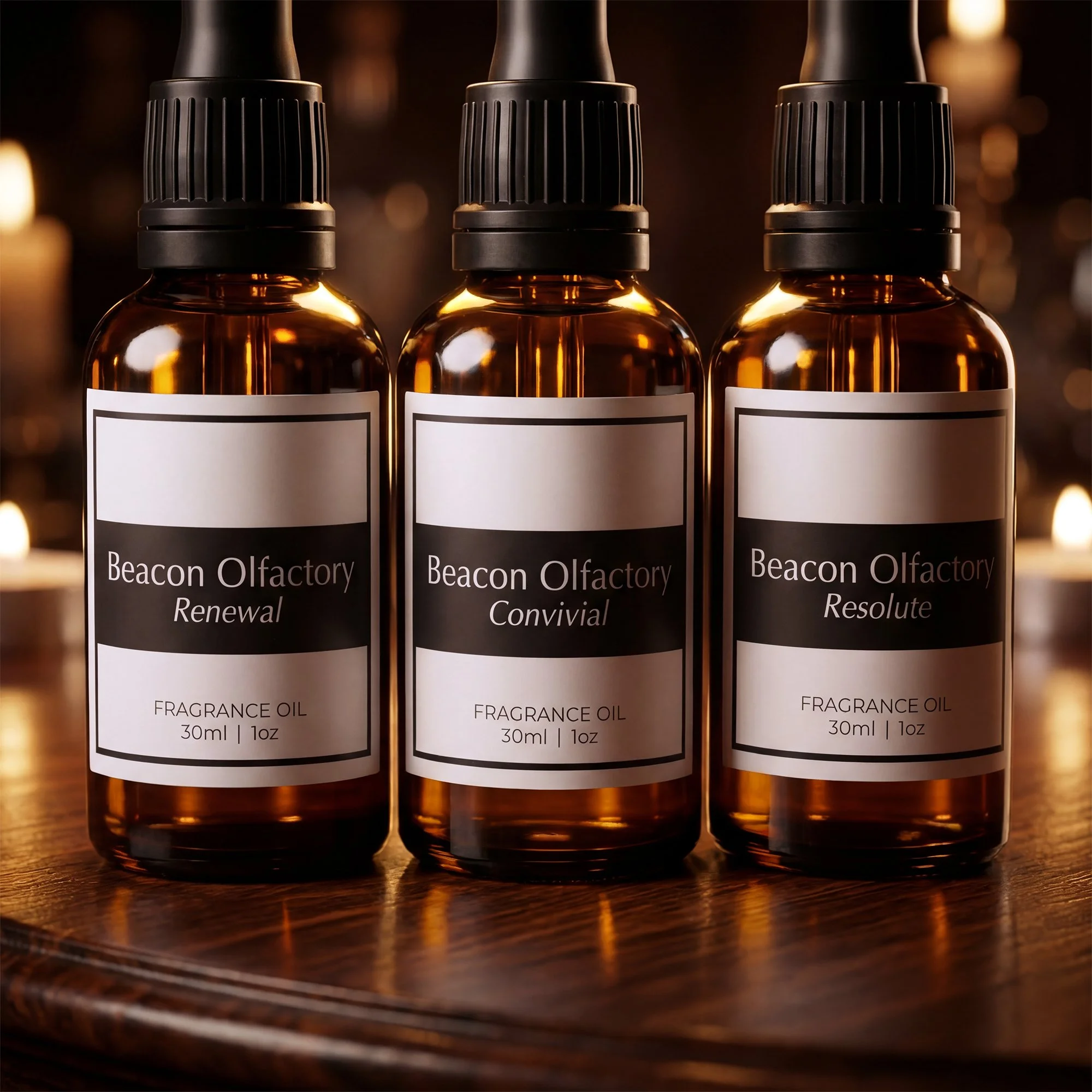 olfactory set of Beacon, curating a scent journey in a luxury listing