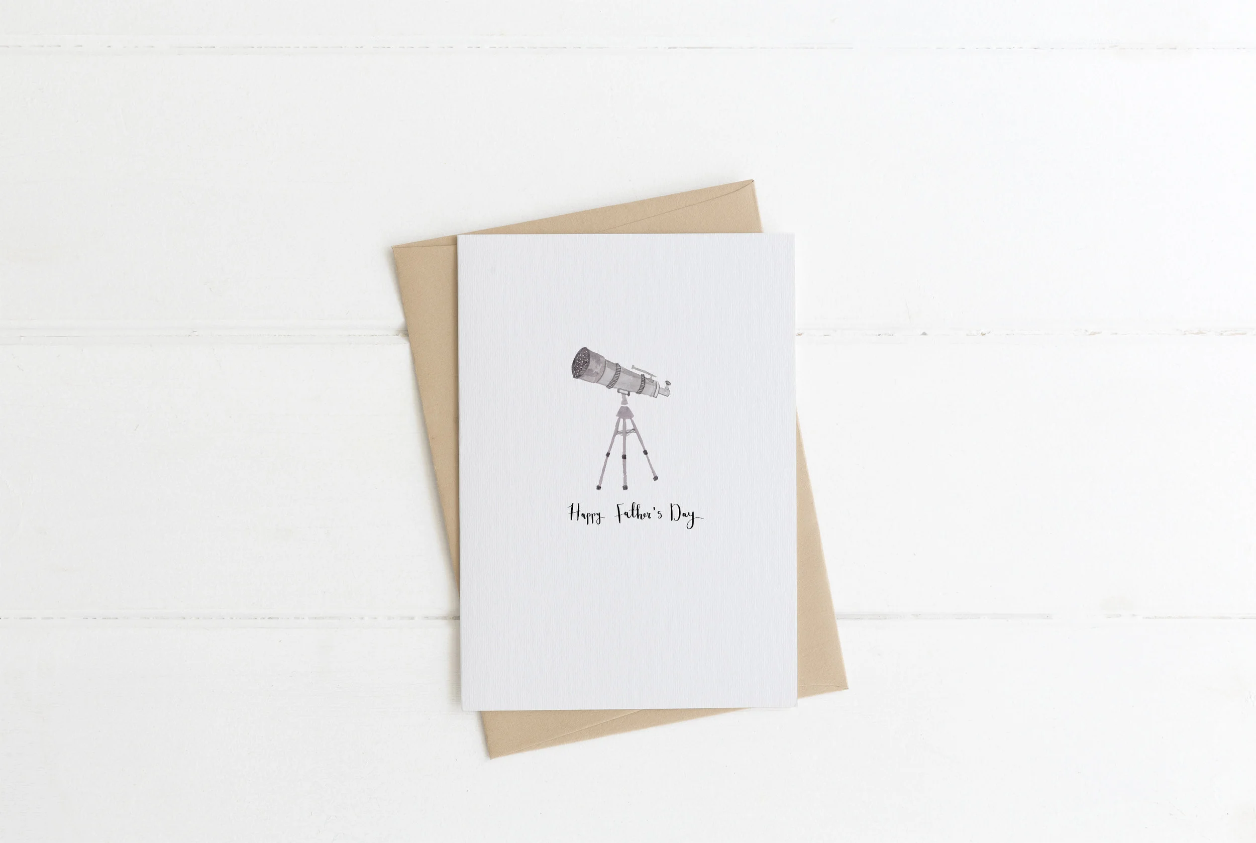 Telescope Father's Day Card