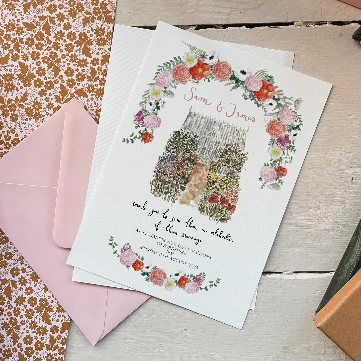 Wedding invitations are a really important part of how our business began, and we still love the process so much. Working together with the couple and producing something that represents the start of their story will never not be special ❤️ Thanks to