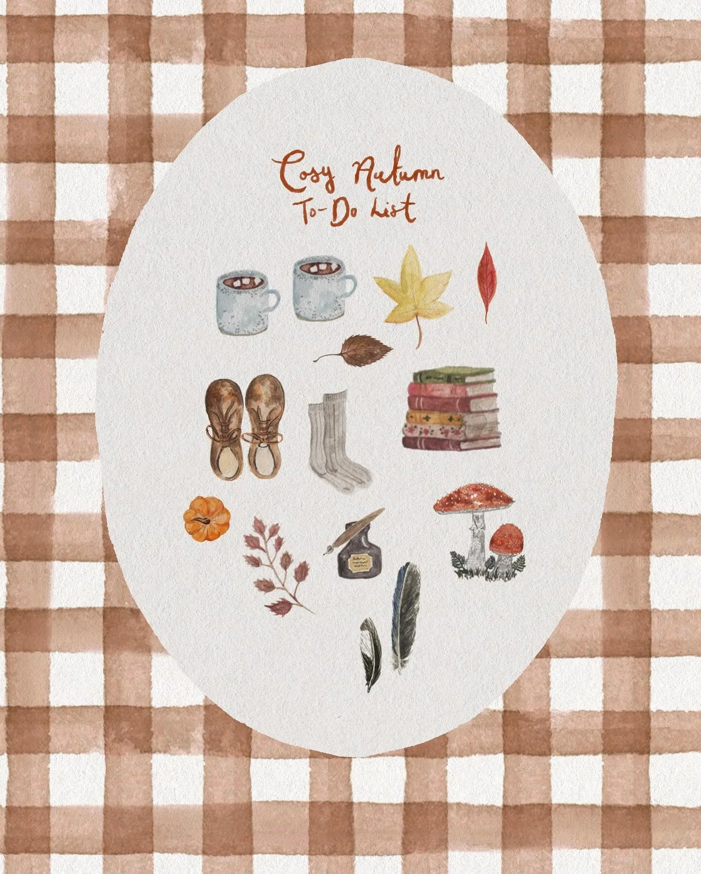 A cosy autumn screen-free to-do list that will get you feeling warm and fuzzy instead of burnt out from scrolling ❤️✍️