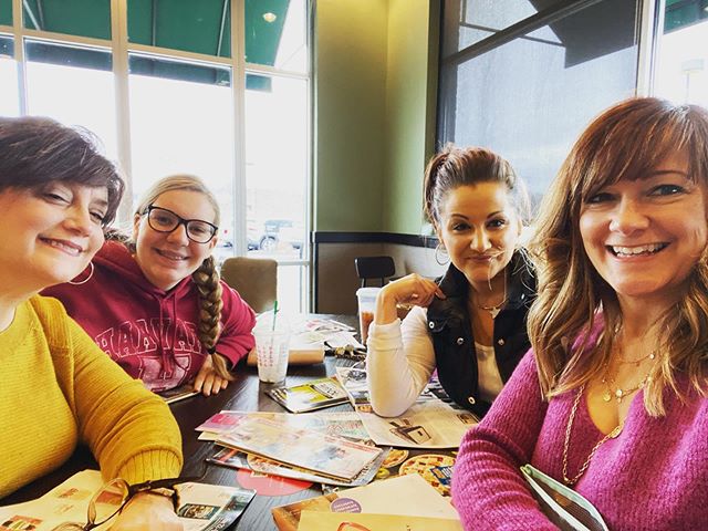 Black Friday caffeine &amp; Prep! 
#needcoffee #sisters #shoptillyoudrop #notinahurry #timetogether❤️