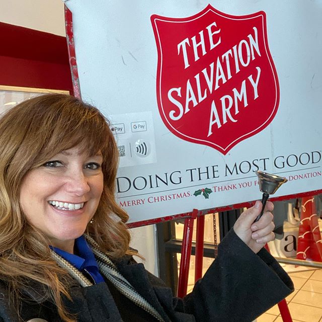 Ringing the Bell for @salvationarmyus at JCPenny Bridgewater Falls! #realtoringday #BWAOR #doingthemostgood