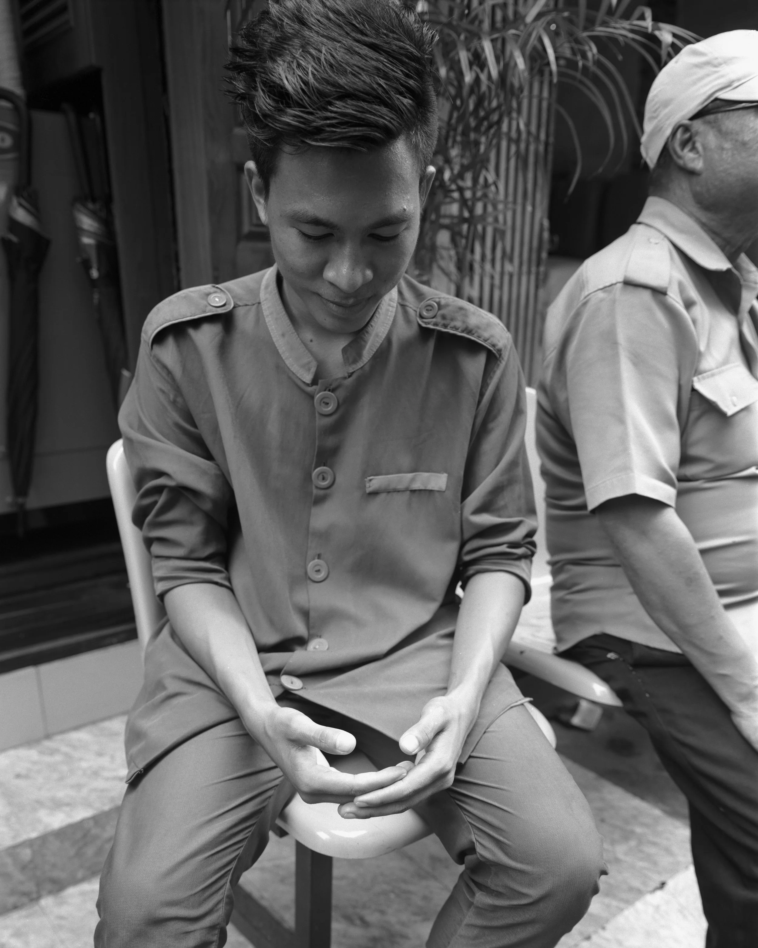 Bell Hop, Yangon, Myanmar, 2018
