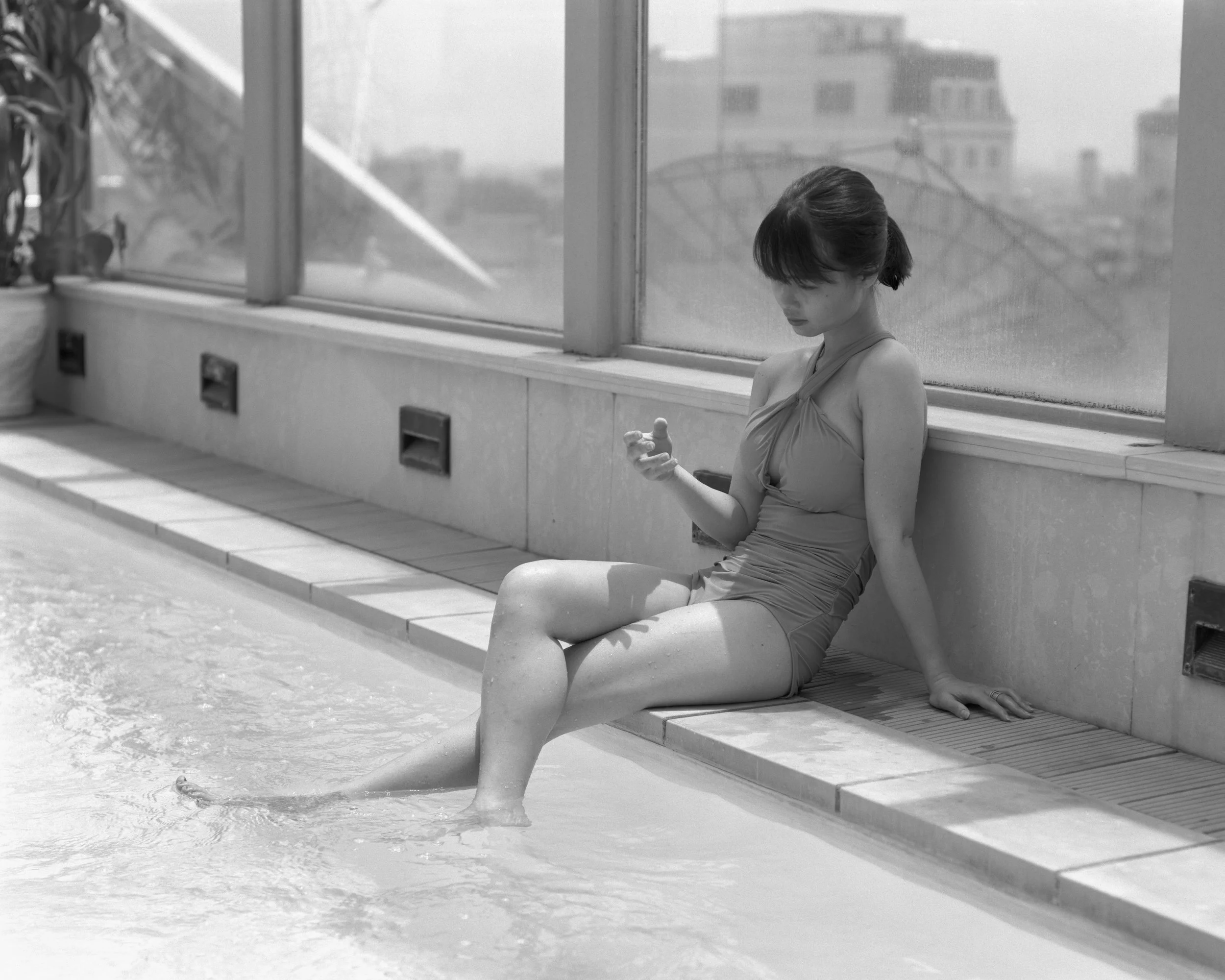 Rooftop Swimming, Hanoi, Vietnam, 2018