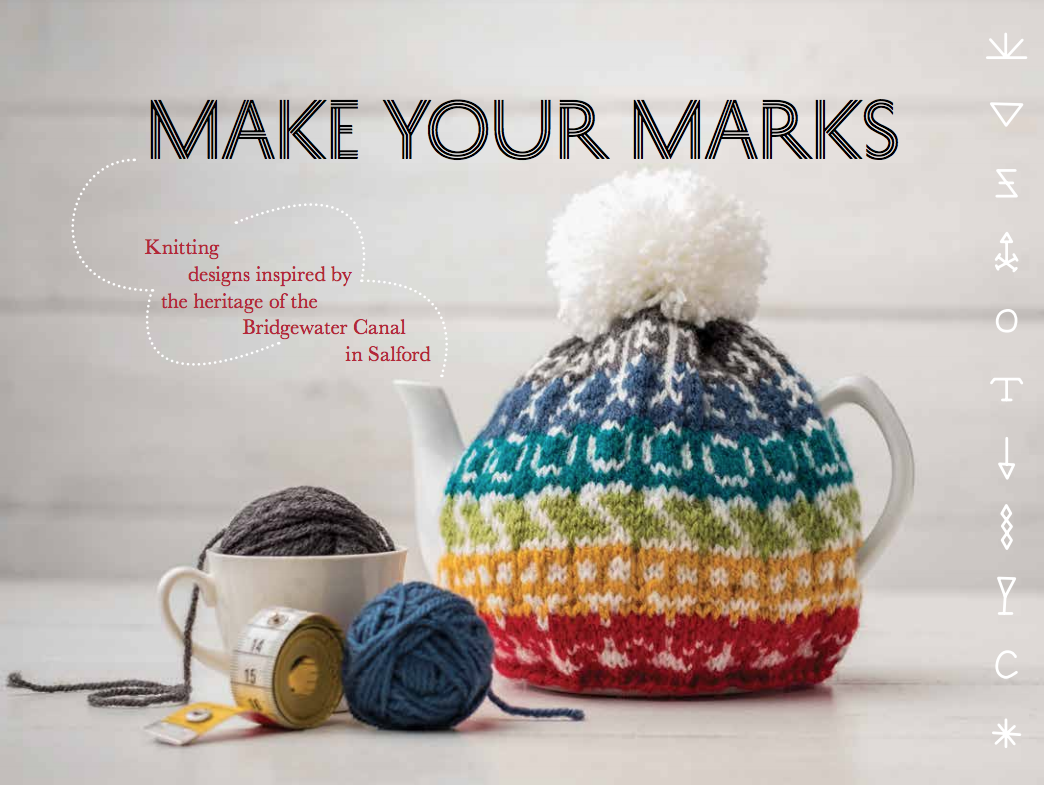 Make your Marks - Hand knitting book. Available as a printed copy or digital download HERE