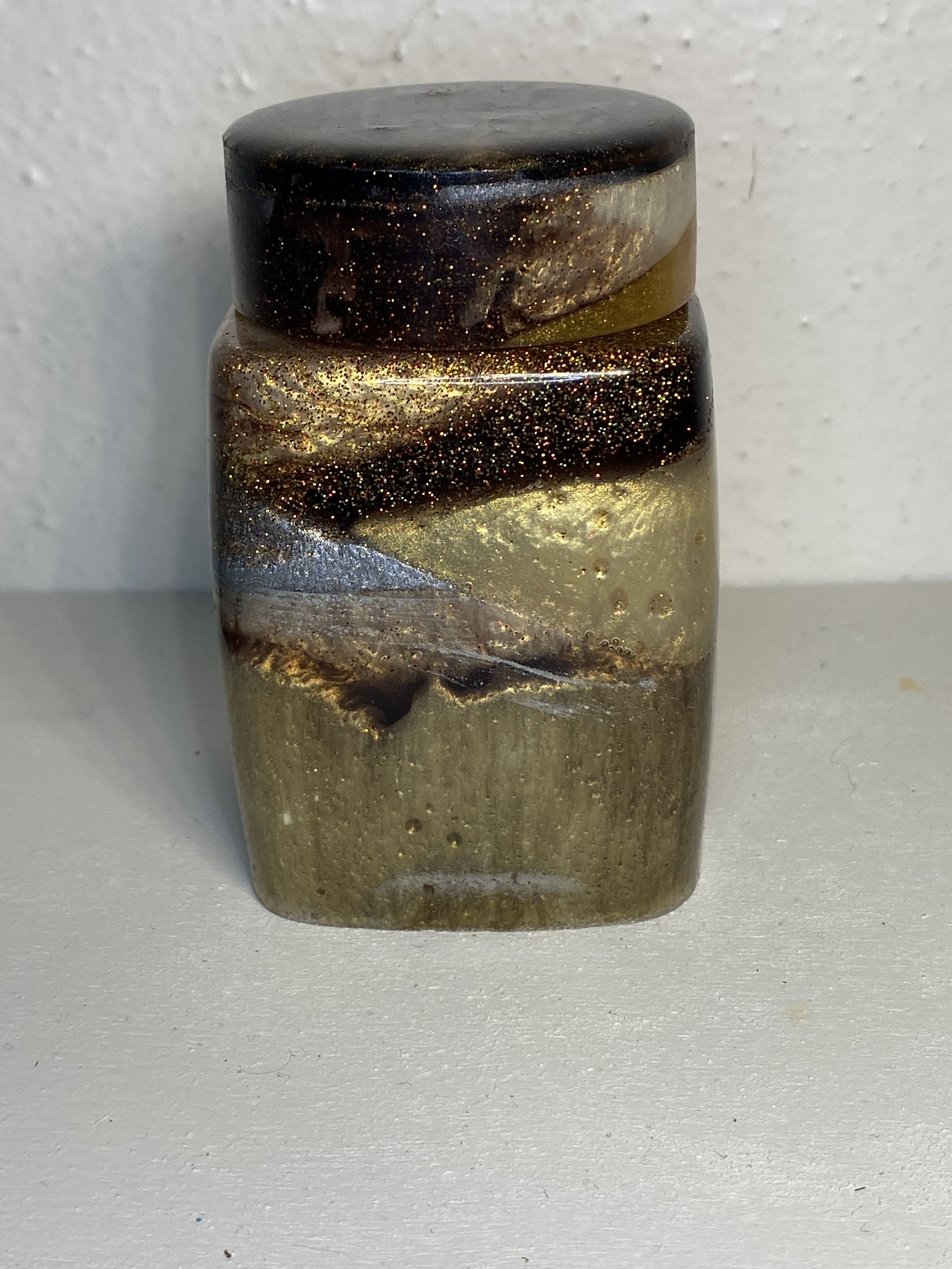 Opaque jar - Gold, Silver, Coffee, Champagne