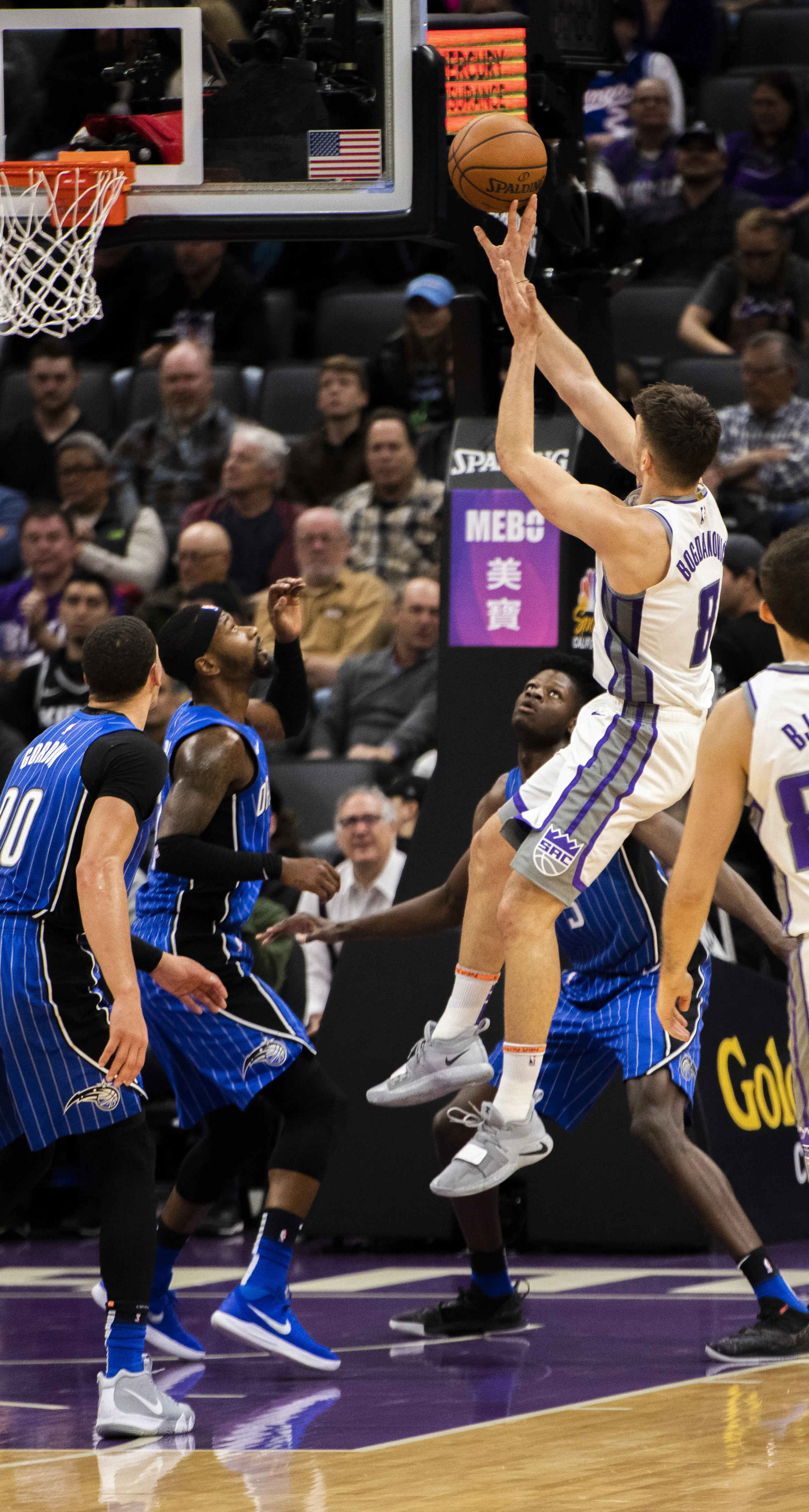 Bogdan Bogdanovic recorded 15 points, seven assists and eight boards, all on the defensive glass, as he tied his career-highs for defensive and total rebounds.