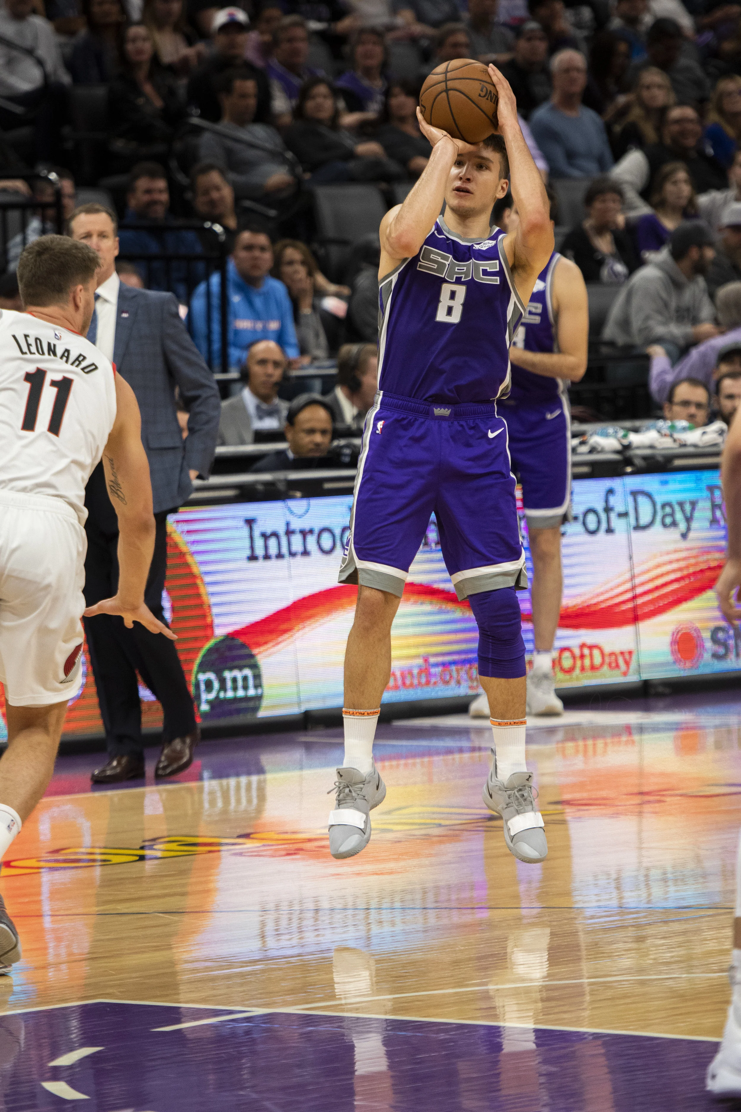 Bogdan Bogdanovic chipped in 18 points off the bench while Marvin Bagley III collected his fifth double-double with 13 points and 11 boards.
