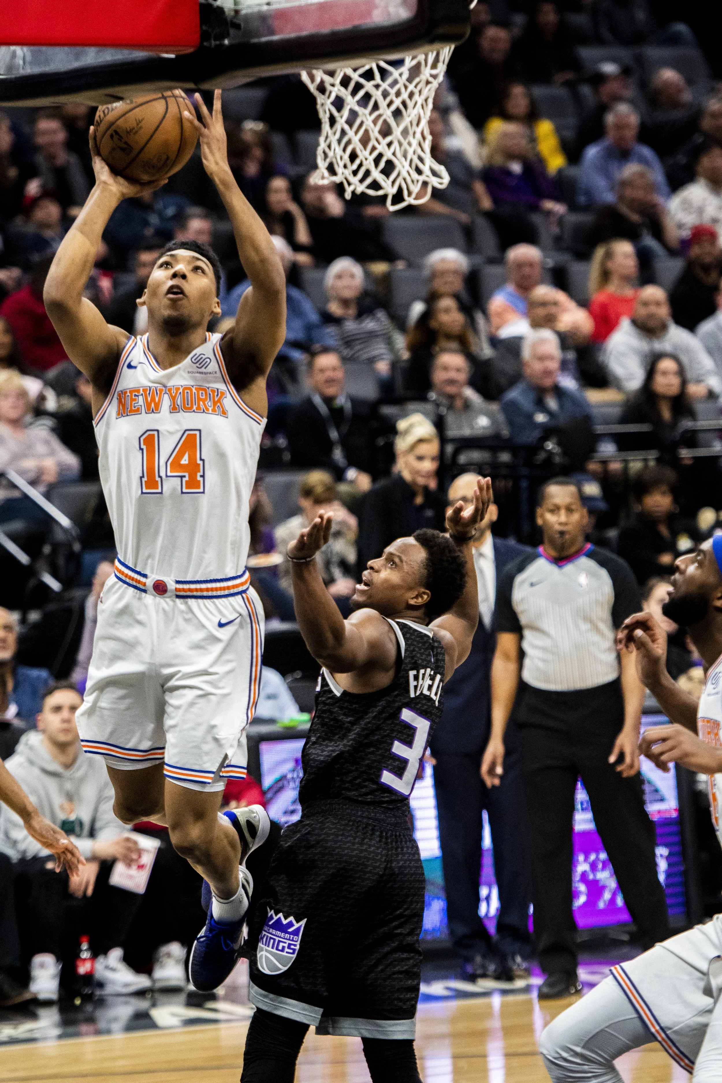 Knicks shot 39-of-85 (.459) for the game. The Kings are now 26-7 this season when they outshoot their opponents from the field.