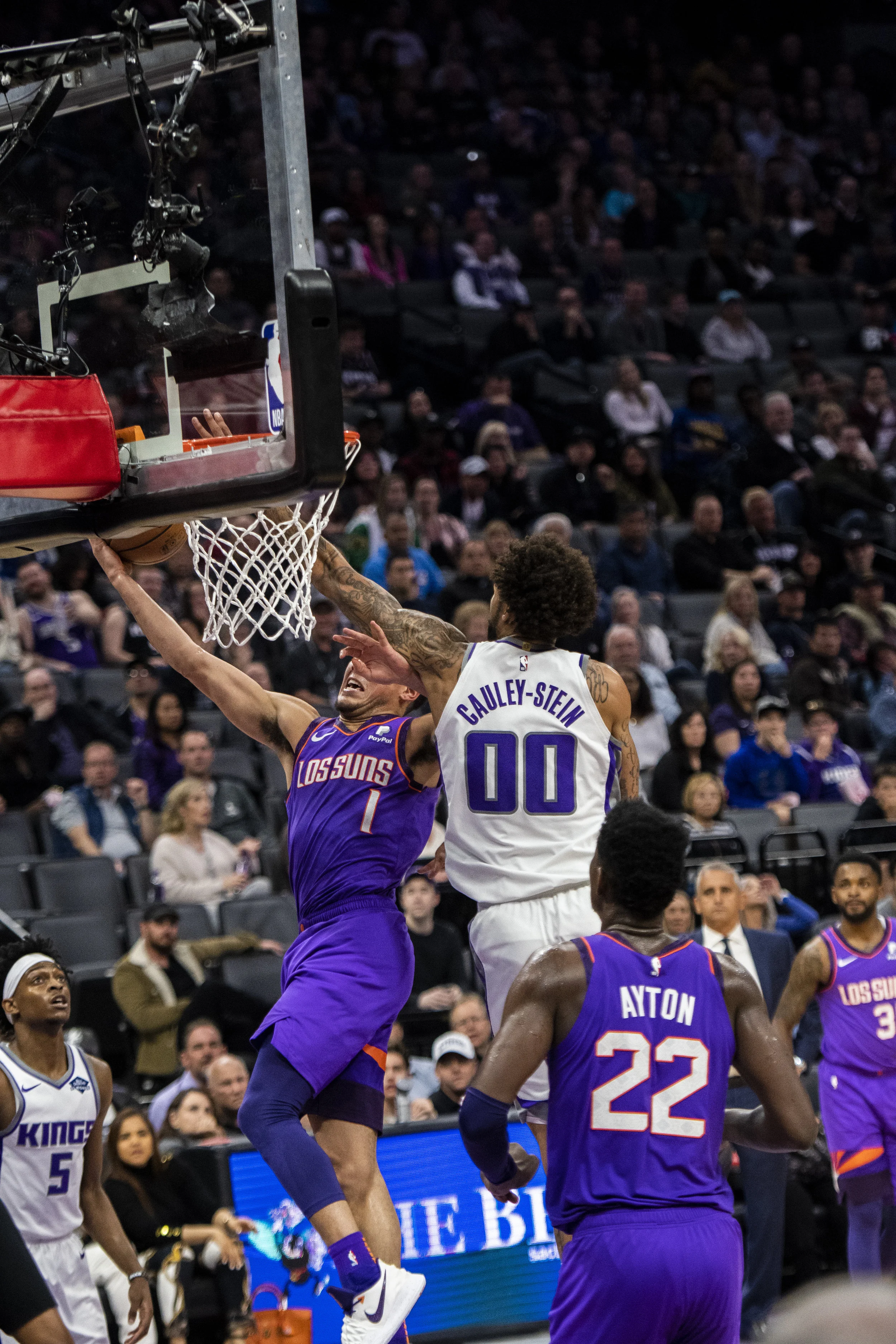 Suns guard Devin Booker notched his sixth 30-point, 10-assists game of the season. He ties Kyrie Irving for second most this season behind James Harden.