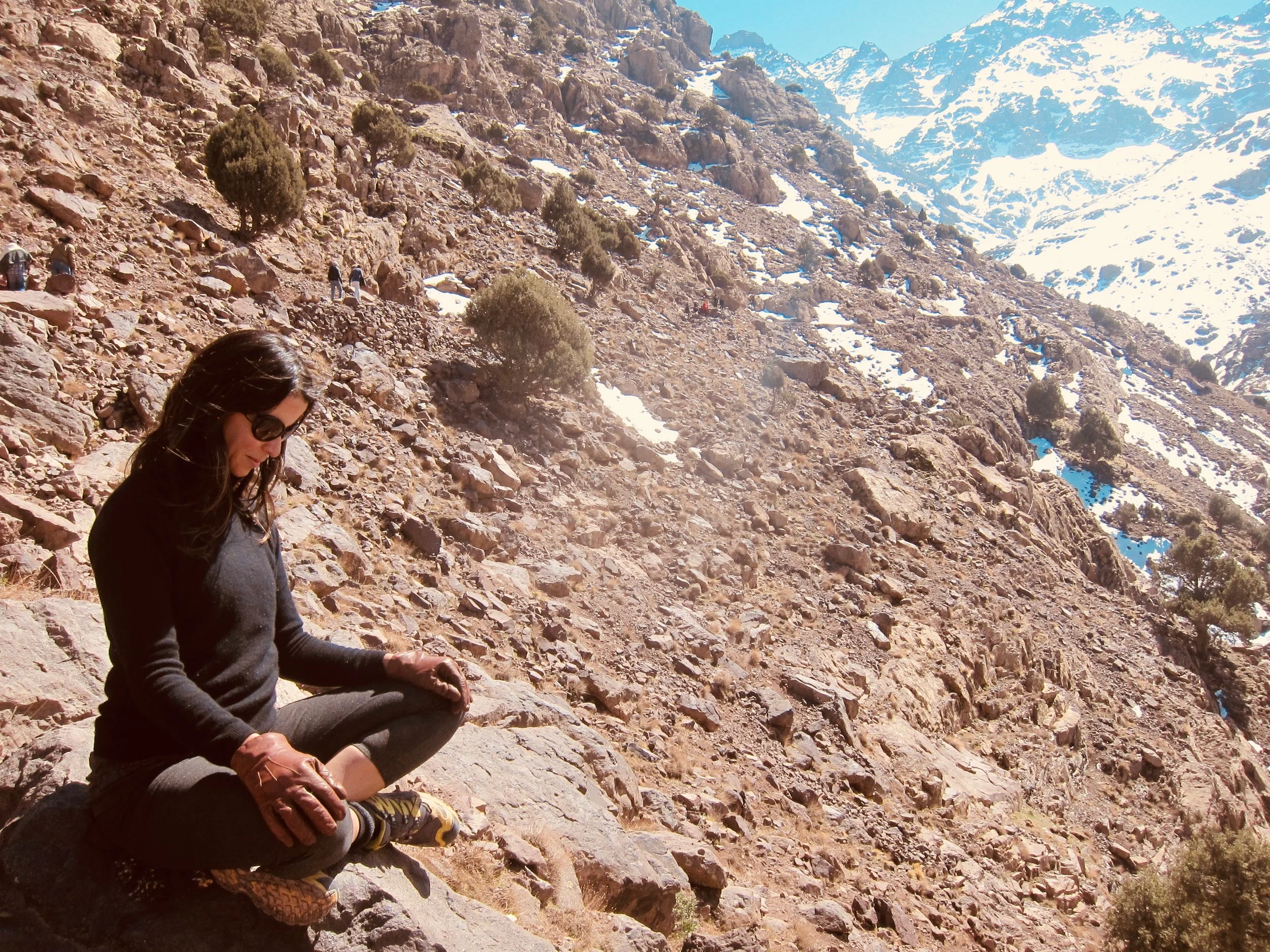 Taking time to be still… High Atlas Mountains, Morocco. I did look up to enjoy the scenery!