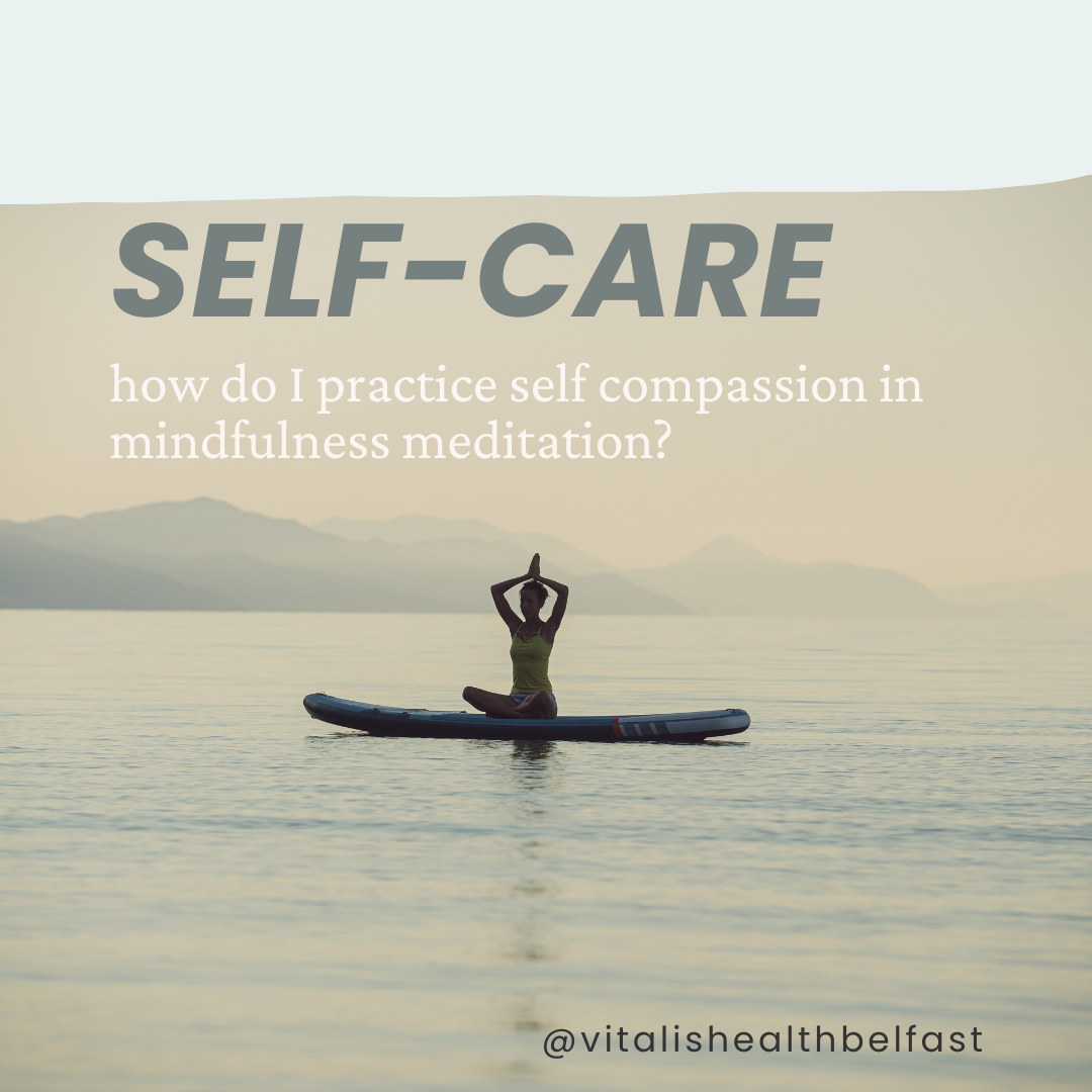 self-care women on a paddle board meditating