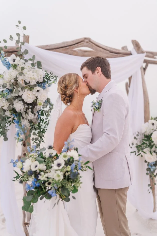 A Romantic Dog-Friendly Beach Wedding in Pensacola Beach | Alisha &amp; JT