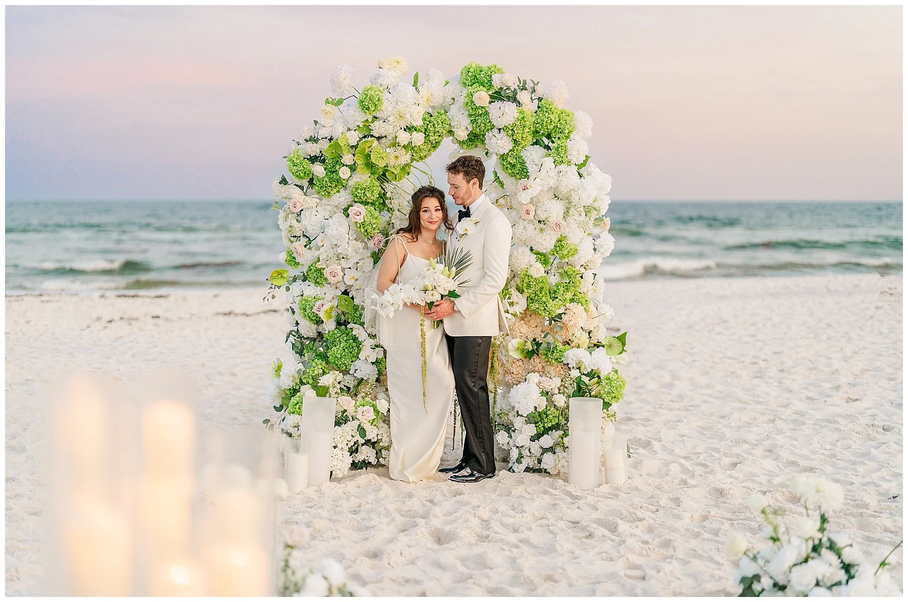 Alexandra &amp; Zach's Intimate Johnson's Beach Wedding in Perdido Key