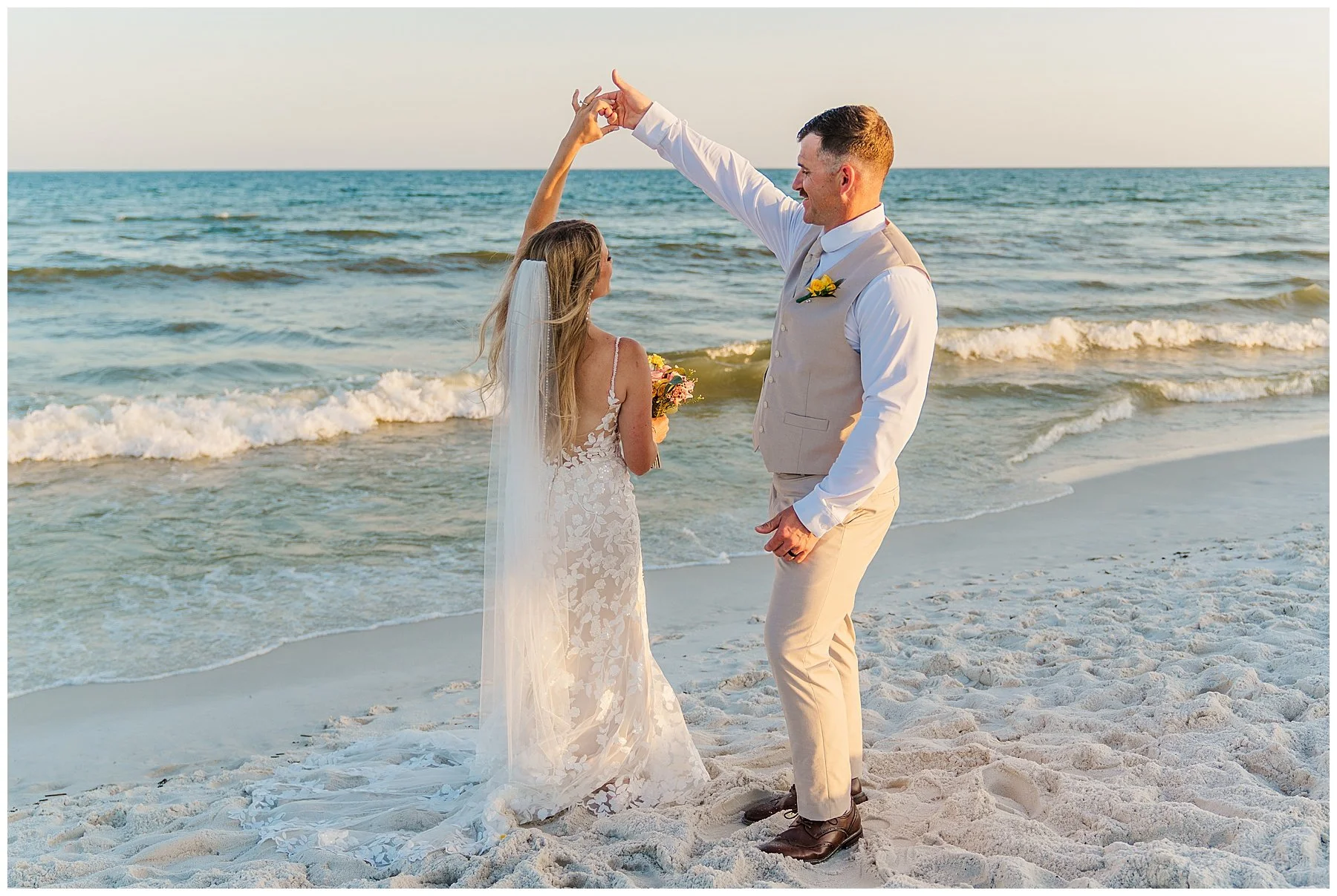 Cody &amp; Gabbi's Pensacola Beach Wedding with a Blue Angels Flyover