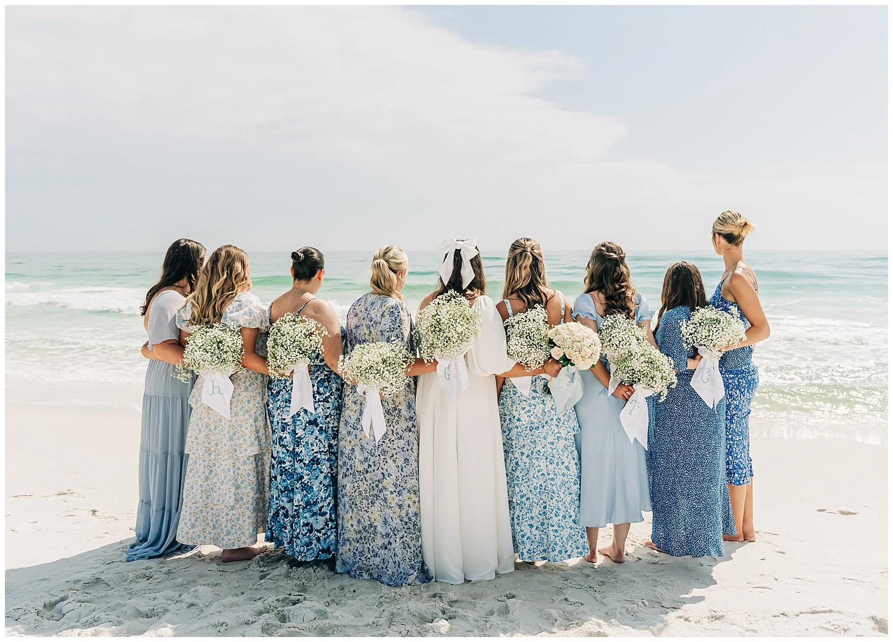 Beach Wedding Blue Boho Bridesmaid Dress Bridesmaid Dresses For A