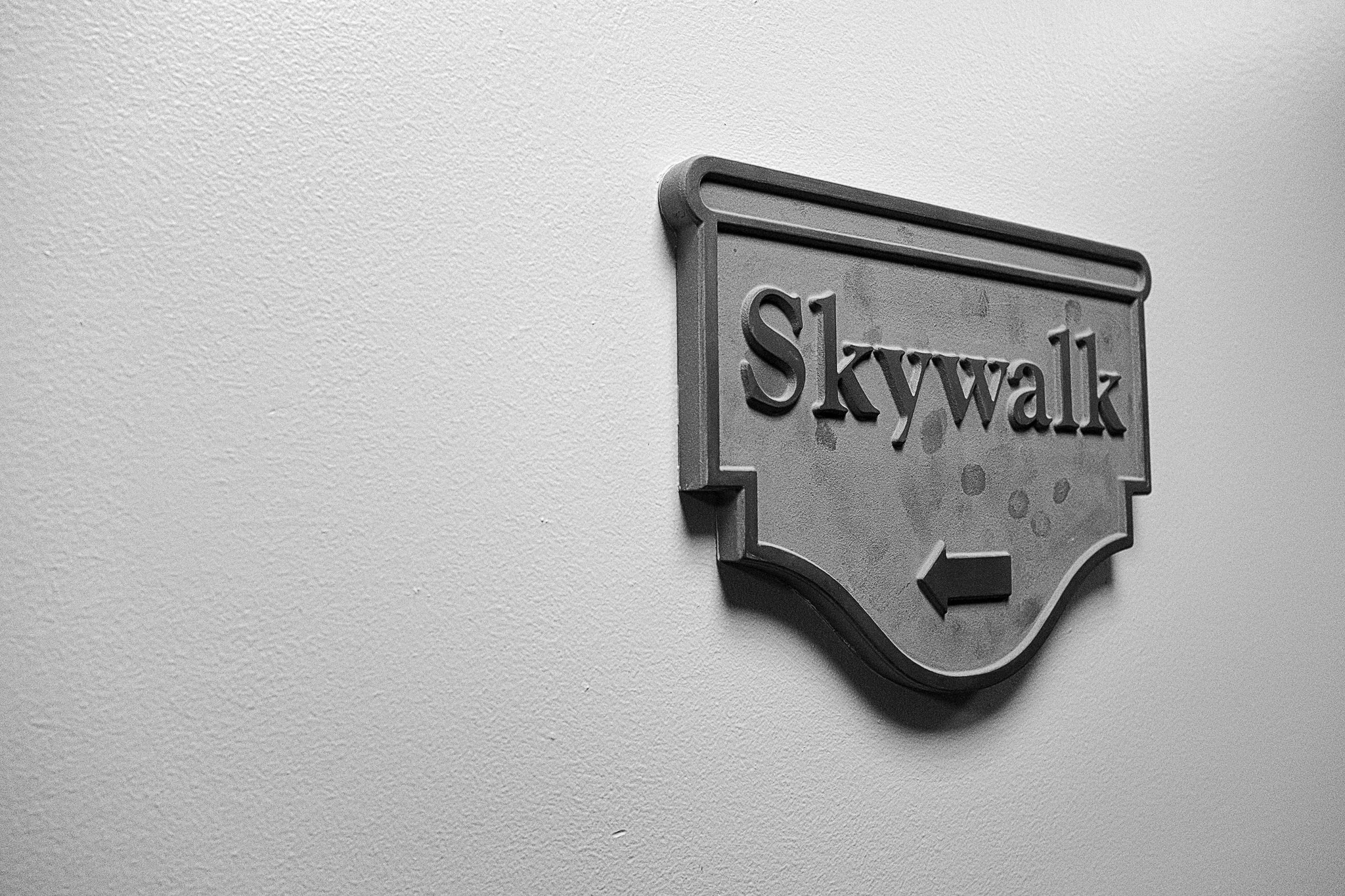 Skywalk 1/10 - Signage- © 2016 Michael F. Hiatt
