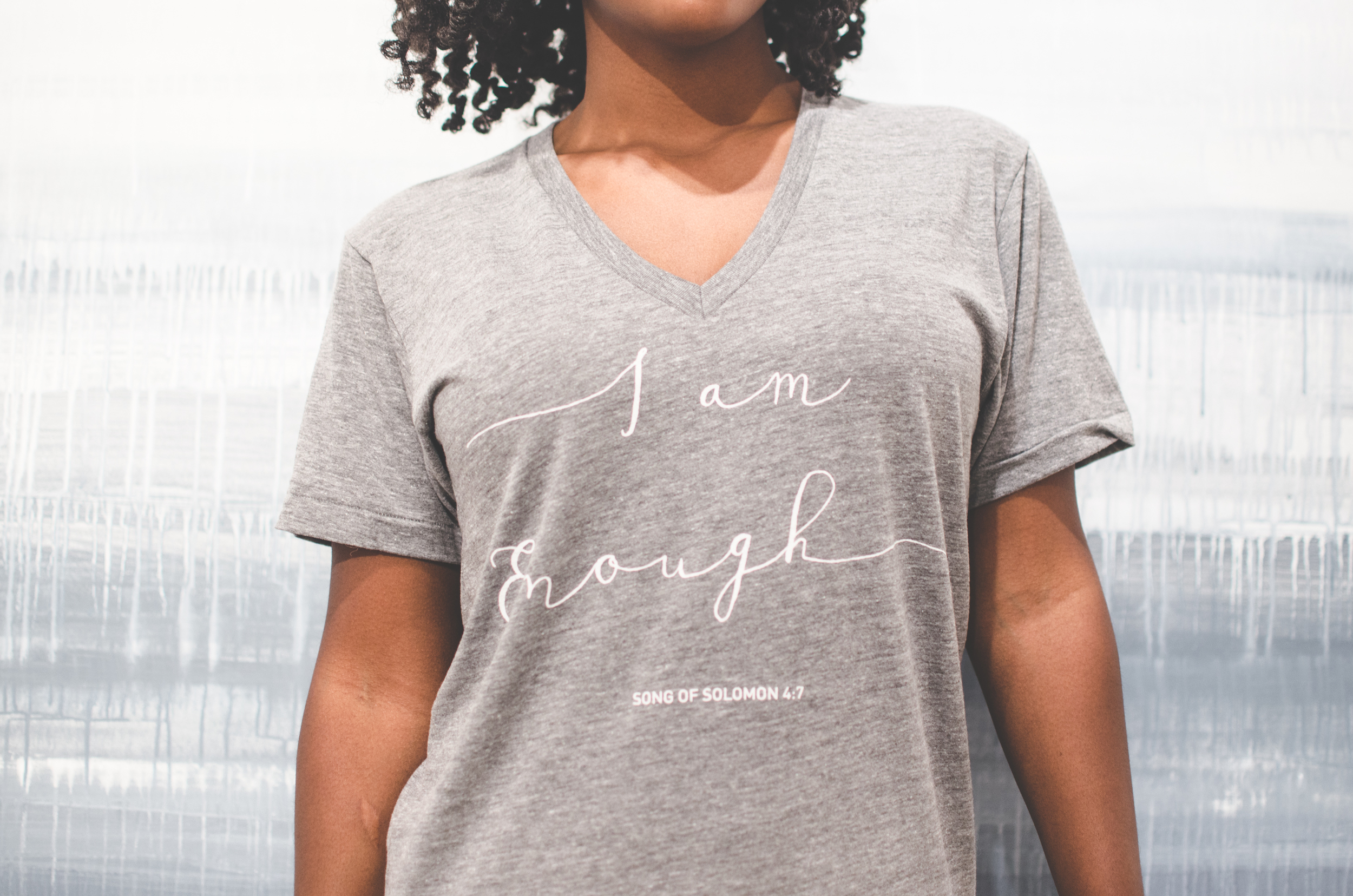  I AM ENOUGH TEE FROM HAZLENUTBLUE CLOTHING| PHOTOGRAPHER OSCAR LOZADA OF DALLAS, TEXAS