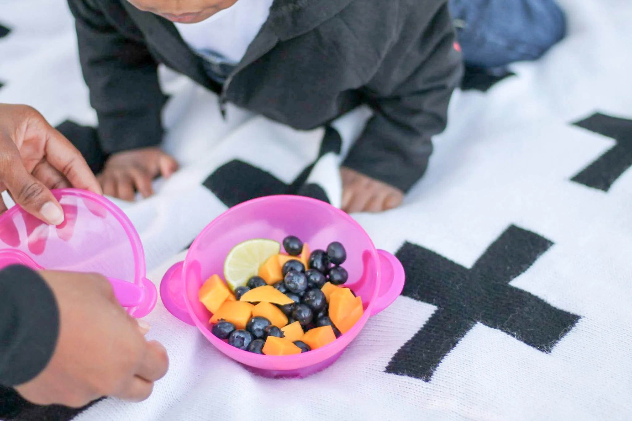 "M" is for Mealtime....and messy toddler.