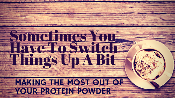 Sometimes You Have To Switch Things Up A Bit