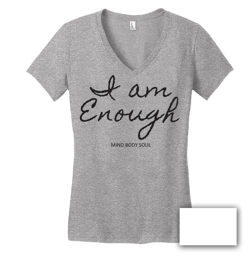 (Gray & Black) I AM ENOUGH Shirt