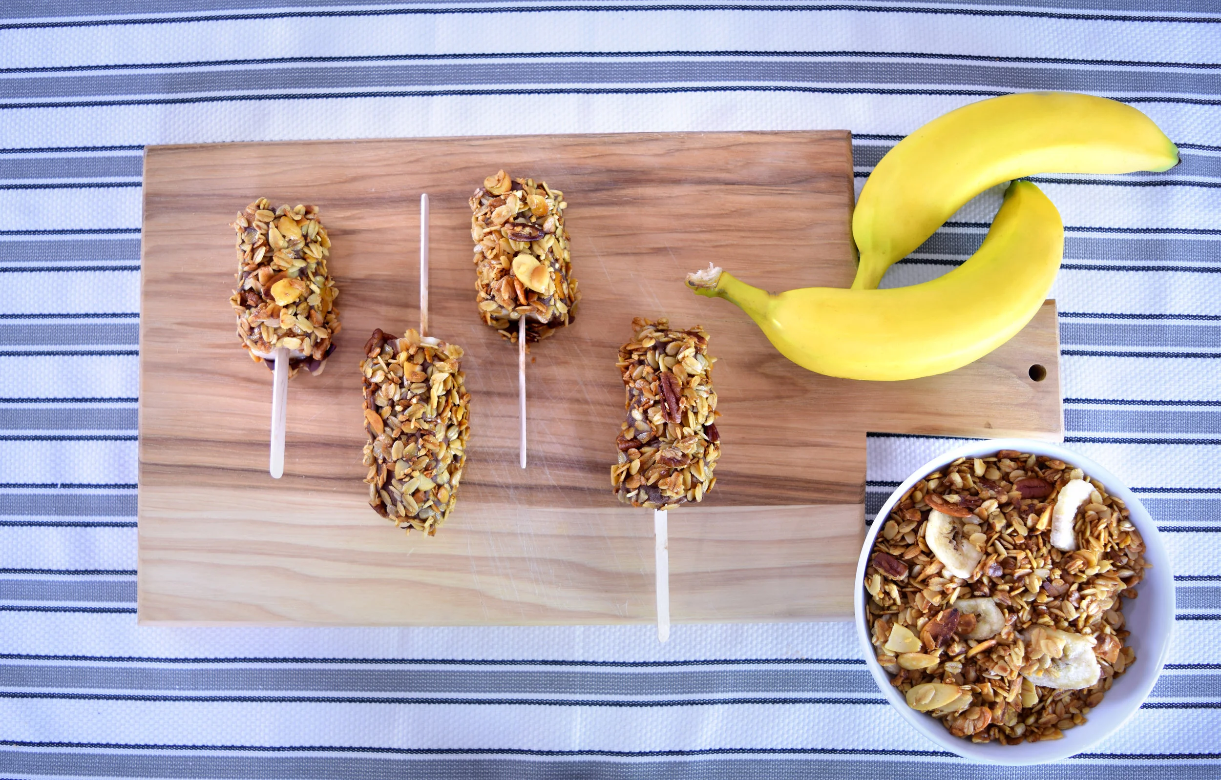 Celebrating National Nutrition Month with Viki's Granola Banana Granola Pops