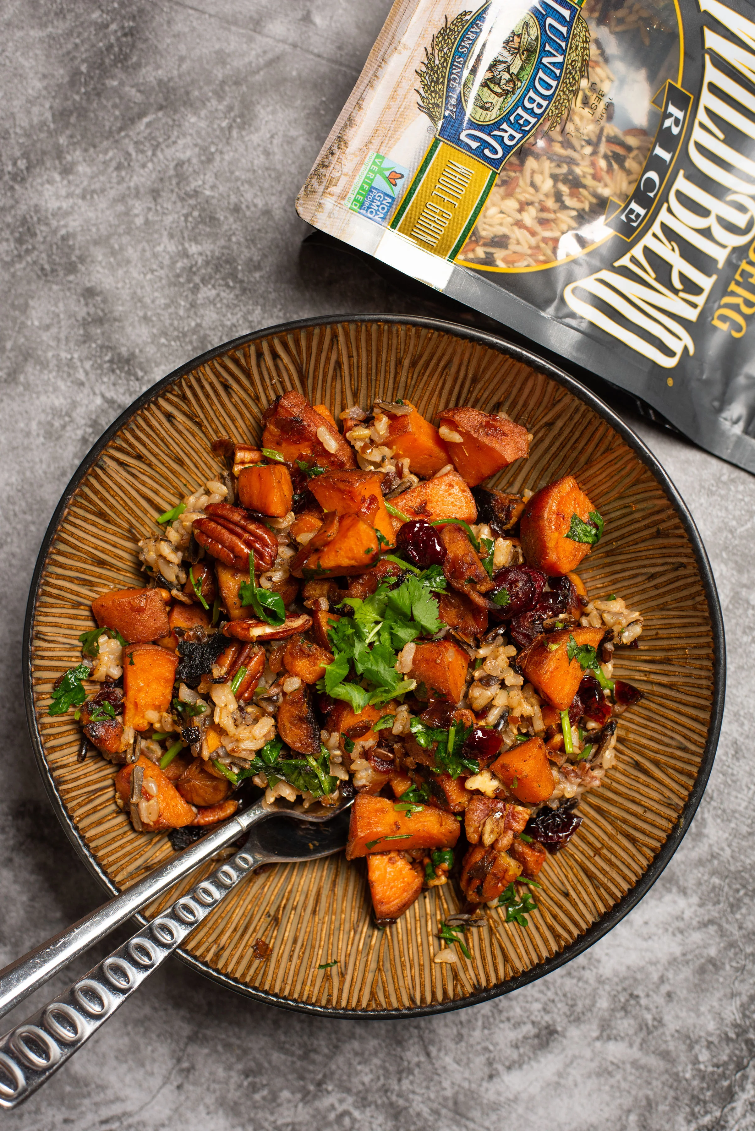 Whole Grain Goodness: Cranberry Pecan Sweet Potato Wild Rice Pilaf