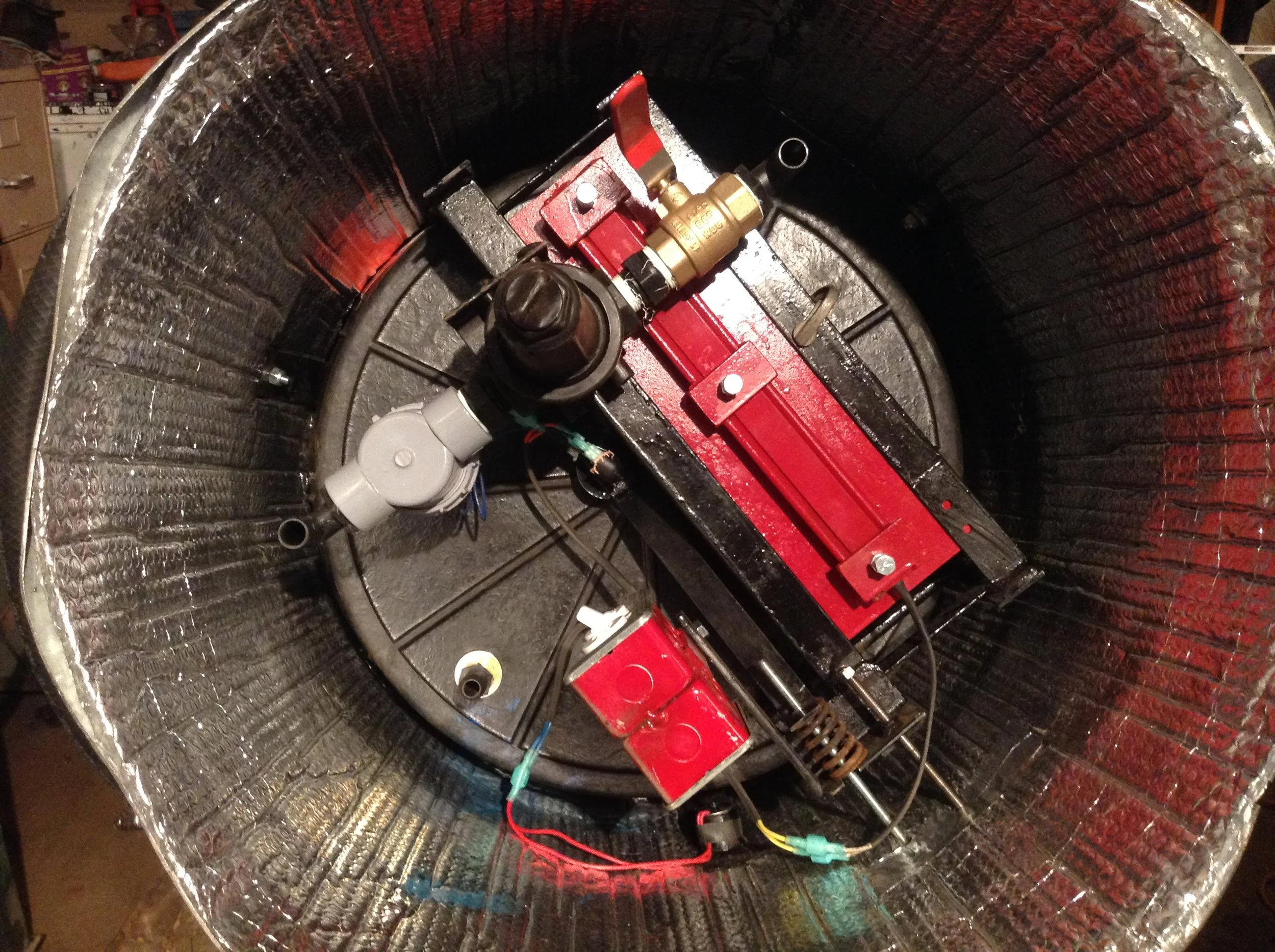 Waterer Components Bottom View