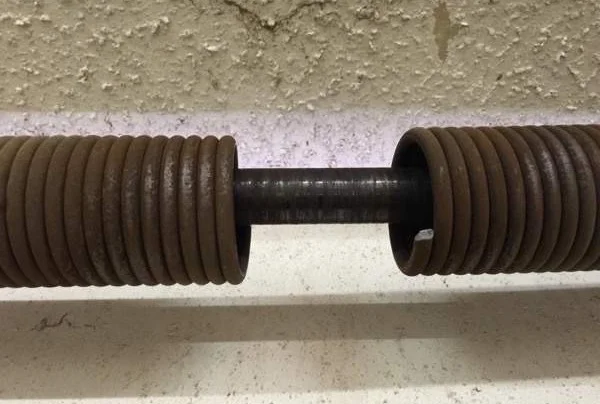 2" gap in broken torsion spring