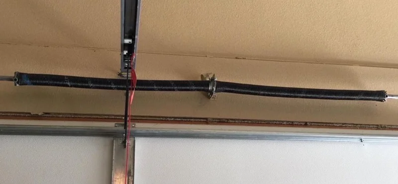 New pair of garage door torsion springs